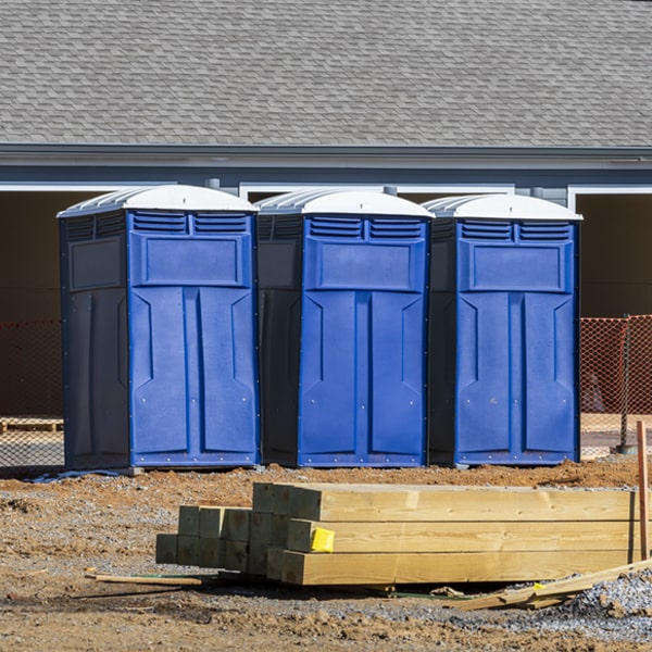 are there any restrictions on what items can be disposed of in the porta potties in Stokes North Carolina